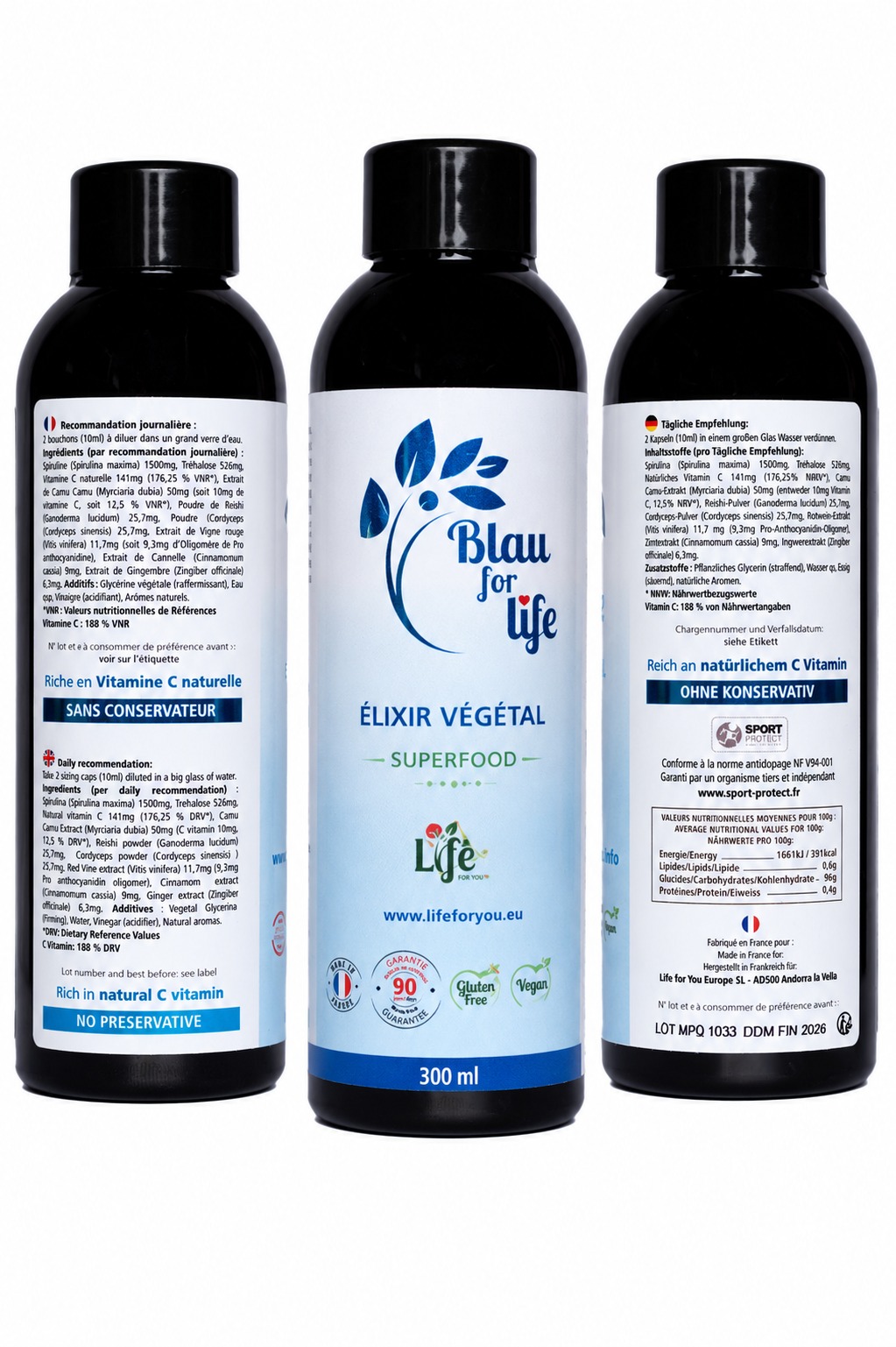 Blau for Life (300ml) (Copie)
